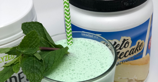 Keto Cheesecake Shamrock Shake 🍀