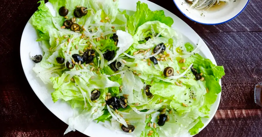 Iceberg Salad with MCT Dresssing