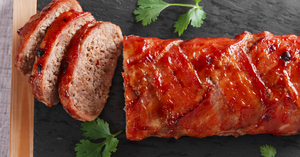 Savory Bacon Wrapped Meatloaf