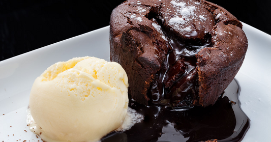 Chocolate Keto Molten Lava Cake🌋