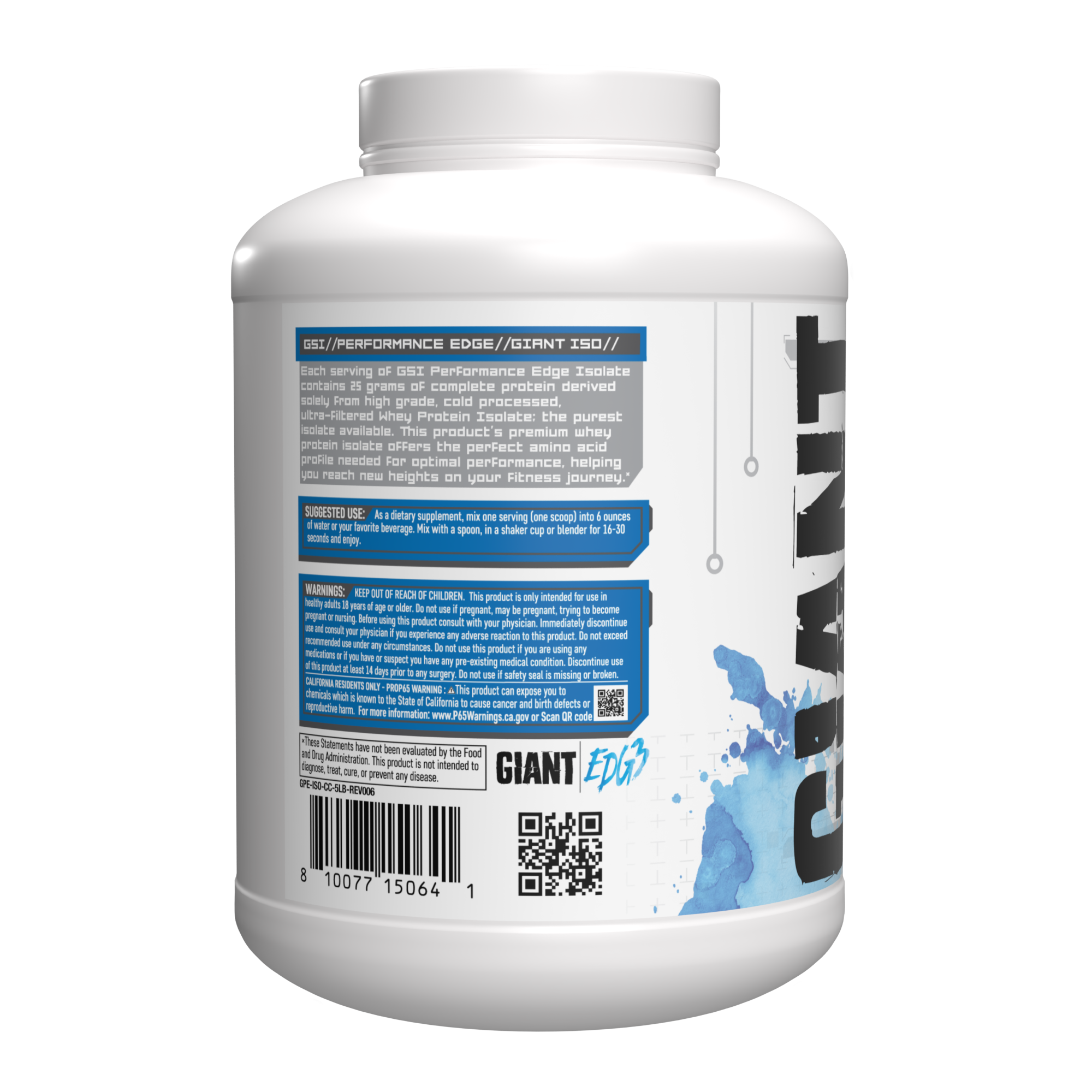 Whey Protein Isolate - 5lb