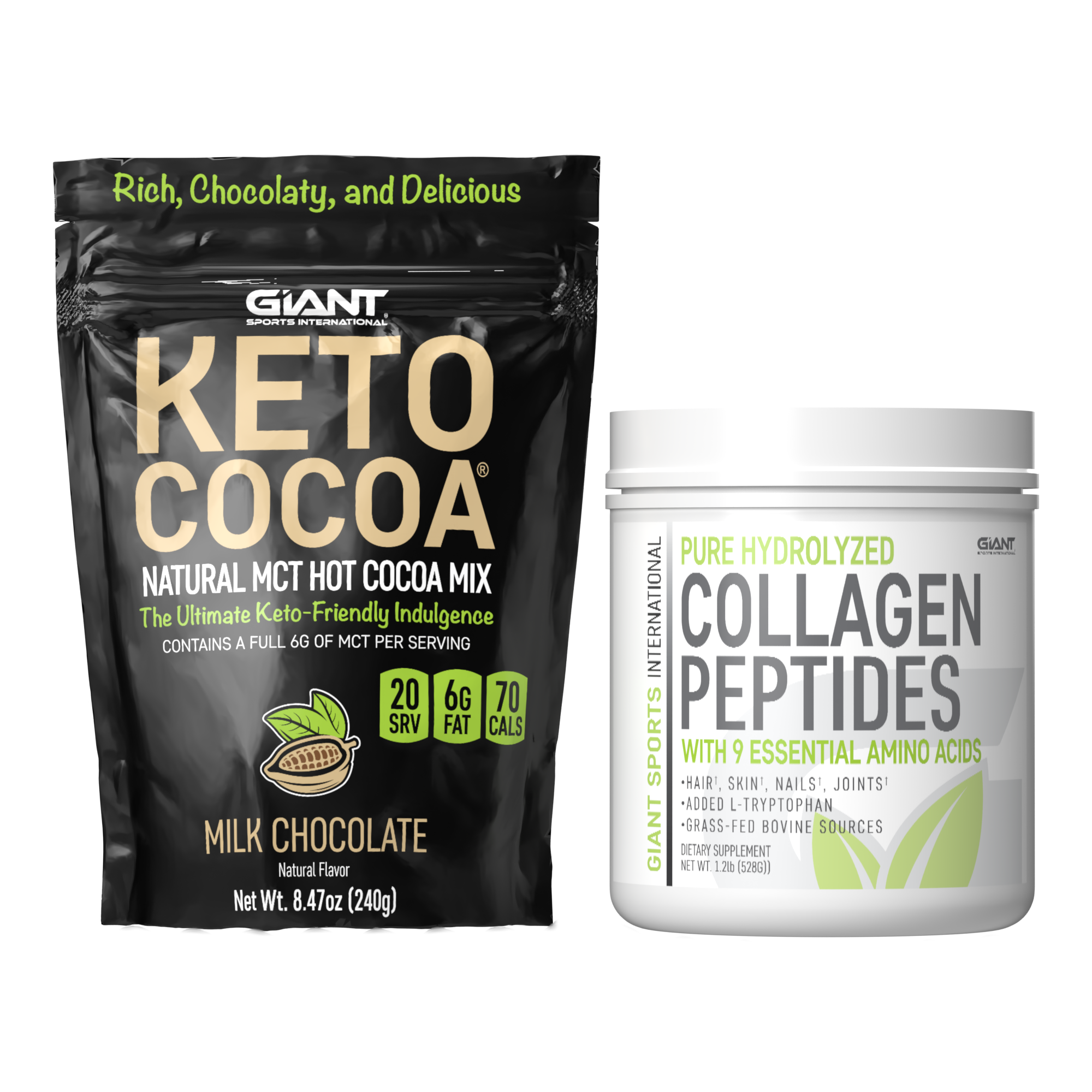 Keto Cocoa Collagen Peptide Bundle