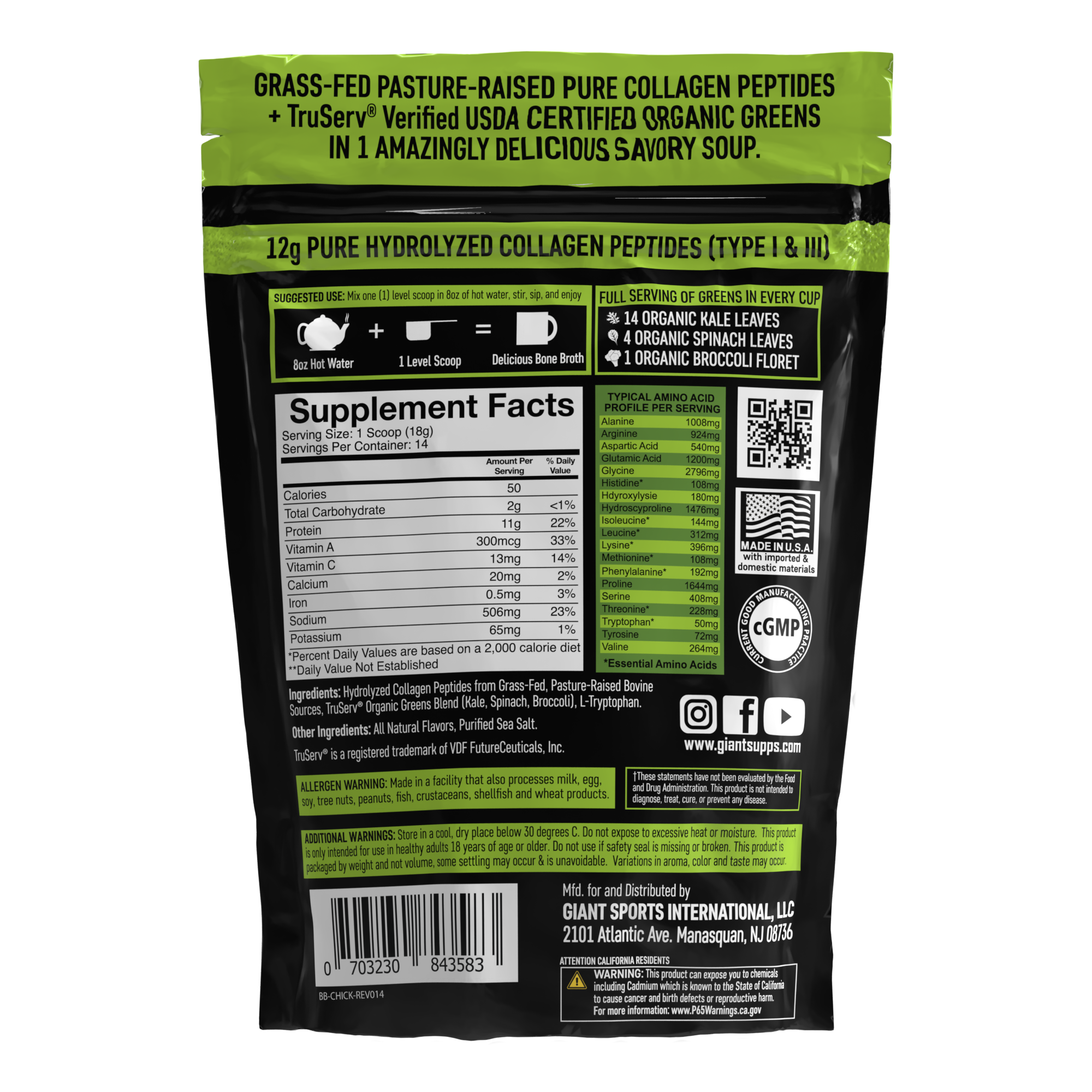 Bone Broth Plus Greens