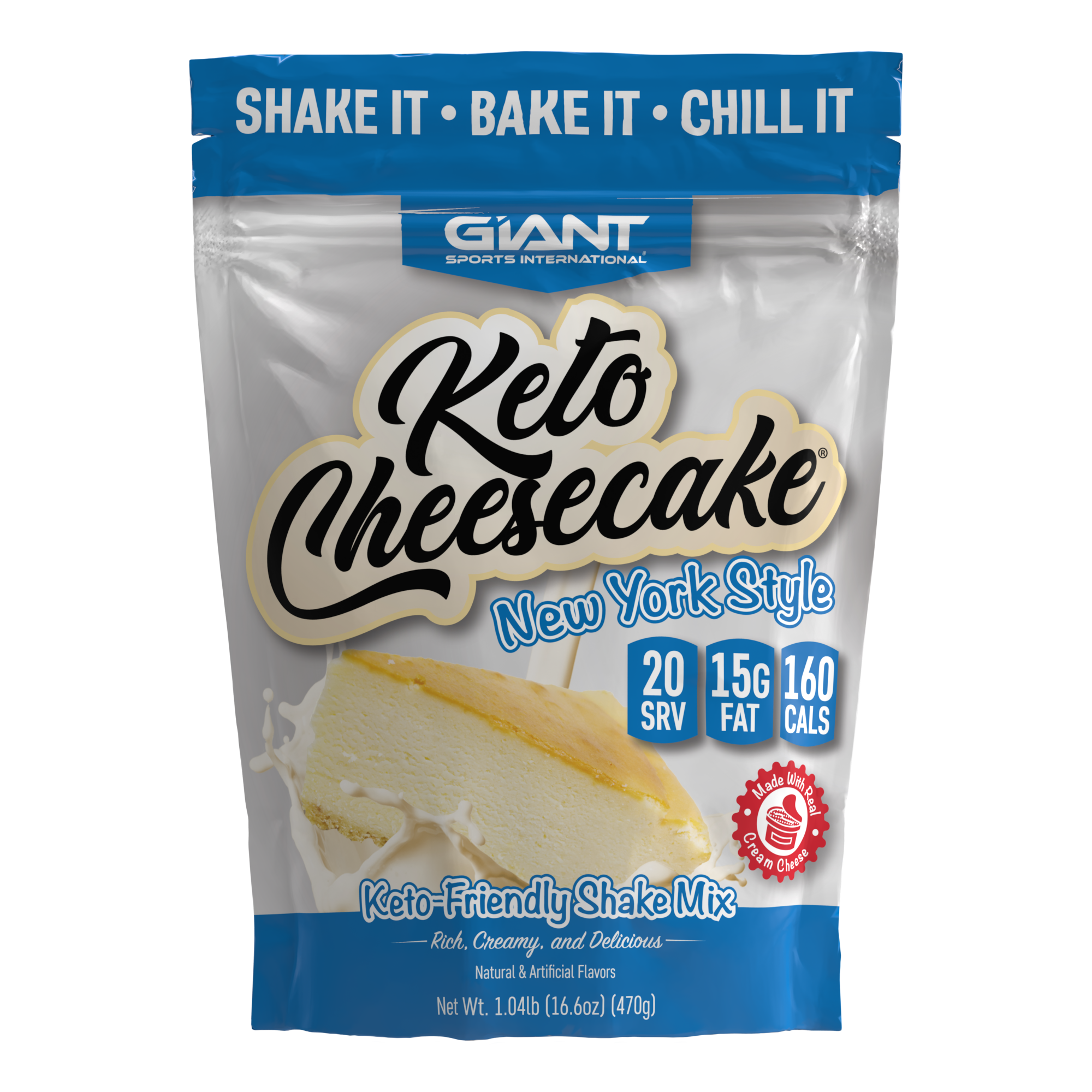 Giant Keto Cheesecake - Low Carb, Gluten-Free Keto Dessert Mix – Giant  Sports International