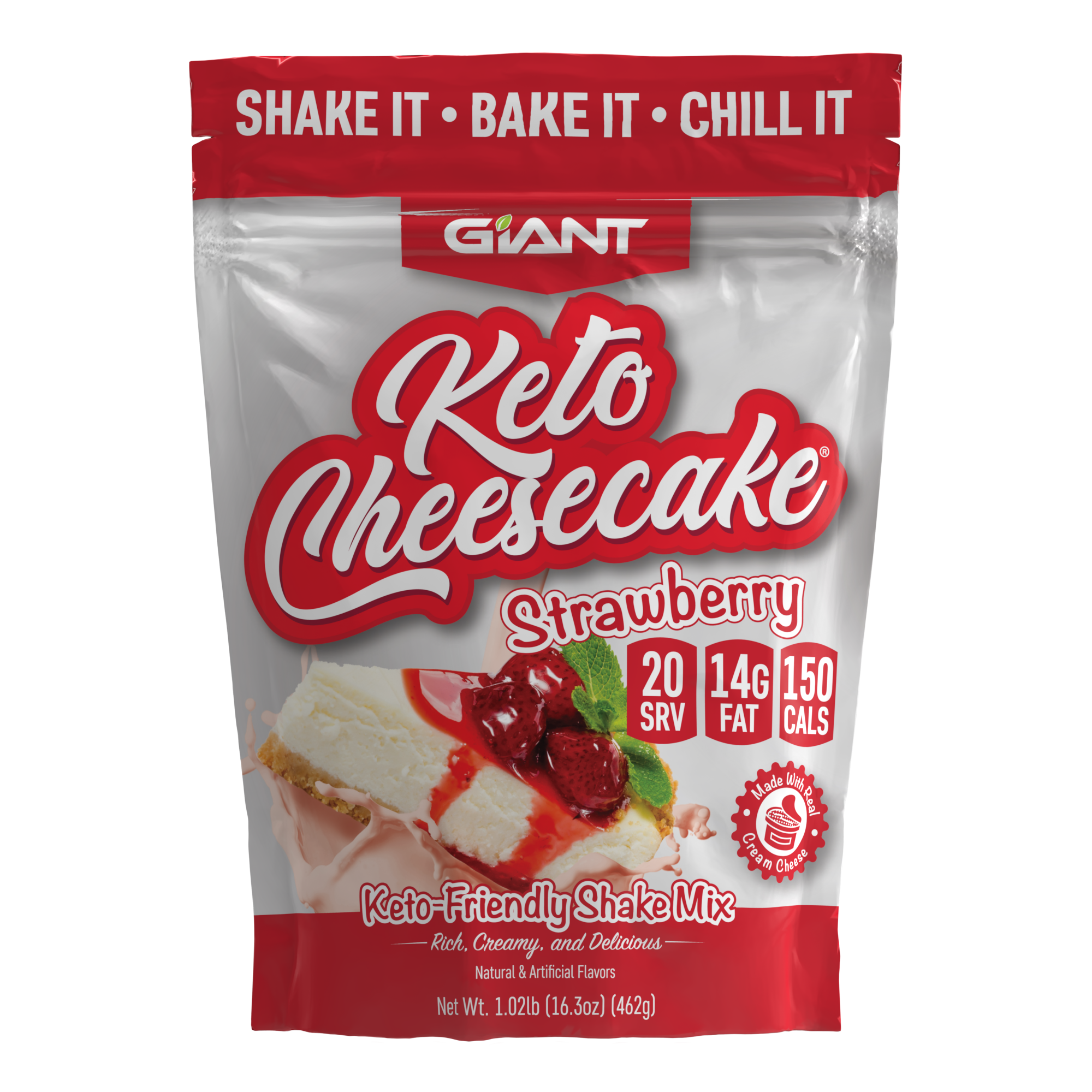 Giant Sports Keto Cheesecake Strawberry